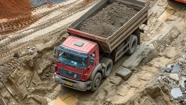 Transport materiałów budowlanych